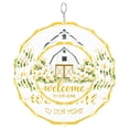 thumbnail image 1 of Welcome To Our Home Yellow Magnolias 3D Wind Spinner Stainless Steel Barn Decor, 1 of 5