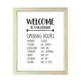 thumbnail image 1 of Welcome To Our Kitchen, 8 x 10 Wooden FRAMED Print Wall Art, 1 of 3