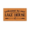 thumbnail image 1 of Welcome To Our LAKE HOUSE - Brown Coir PVC Outdoor Doormat (24x36 inches), 1 of 5
