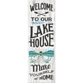 thumbnail image 1 of Welcome To Our Lake House Rustic Wood Farmhouse Wall Sign 6x18, 1 of 2