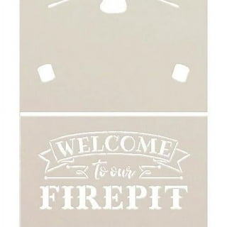 The Crafter's Workshop Stencil 16.5 in. x 6 in. Welcome