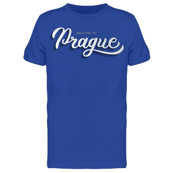 Welcome To Prague T-Shirt Men -Image by Shutterstock, Male Medium