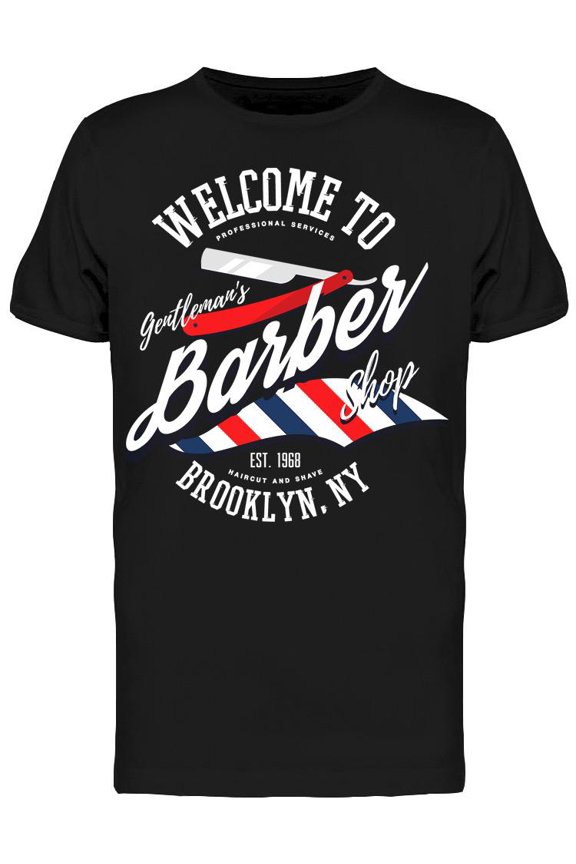 Welcome To The Barber T-Shirt Men -Image by Shutterstock, Male XX-Large