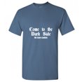 thumbnail image 1 of Welcome To The Dark Side Hilariuos Tshirt Humor Novelty Sarcastic Saying Graphic Tees Cookies Lover Gift For Xmas Anniversary Birthday Party Funny Mens T Shirt, 1 of 5