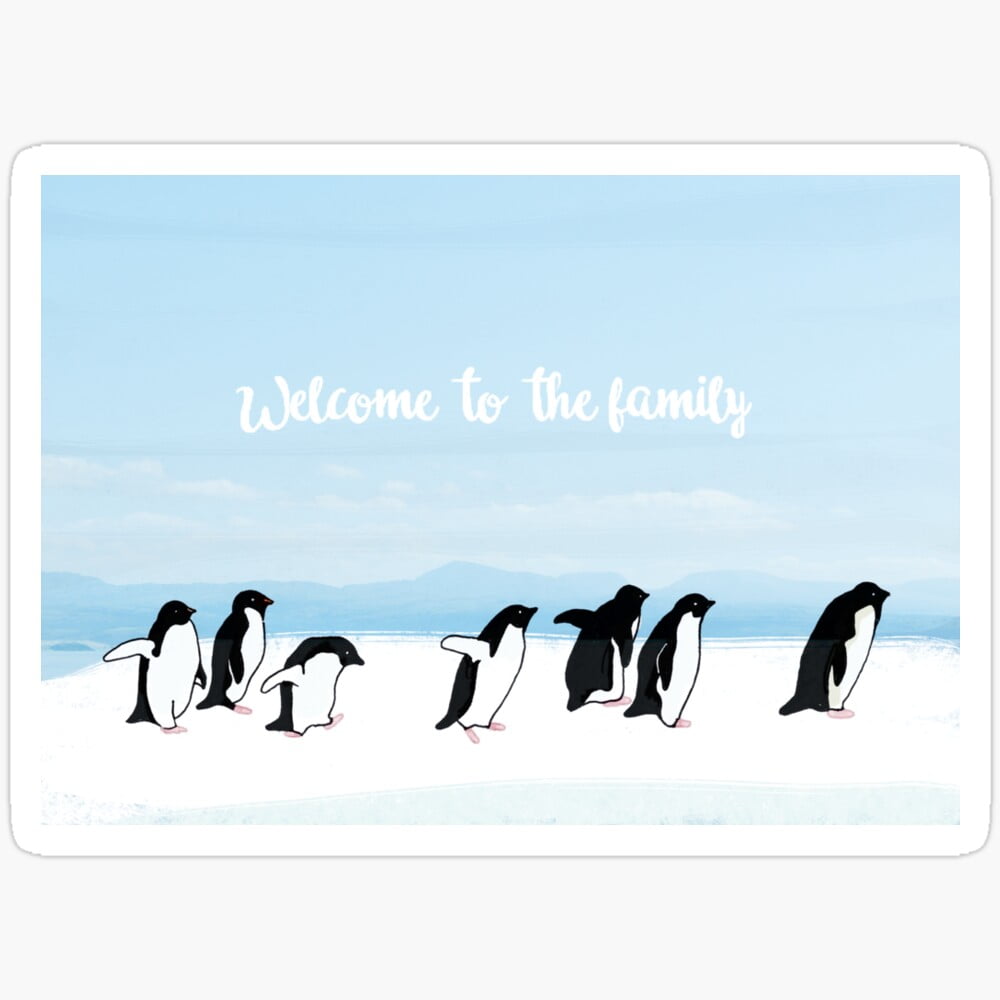 Parents Welcome Sticker Welcome To The Family Sticker Phone Decal Water Bottle Stickers Car ...