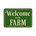 thumbnail image 1 of Welcome To The Farm Sign Vintage Retro Rustic Patio Home Décor Gift Metal Print Present SIZE: 8" x 12", 1 of 4