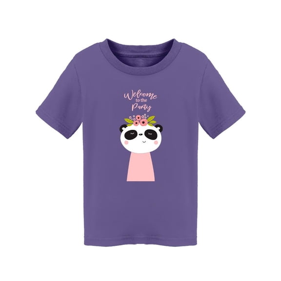 Welcome To The Party  Panda T-Shirt Toddler -Image by Shutterstock,  3 Toddler