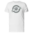 thumbnail image 1 of Welcome To Usa B&W Logo T-Shirt Men -Image by Shutterstock, Male Large, 1 of 2