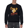 thumbnail image 1 of Welcome Vibes - Open Sign Emoji Graphic Men's Sweatshirt, 1 of 4