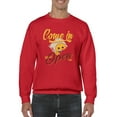 thumbnail image 1 of Welcome Vibes - Open Sign Emoji Graphic Men's Sweatshirt, 1 of 4