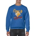 thumbnail image 1 of Welcome Vibes - Open Sign Emoji Graphic Men's Sweatshirt, 1 of 4