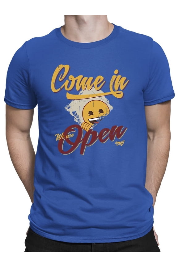 Welcome Vibes - Open Sign Emoji Graphic Men's T-shirt