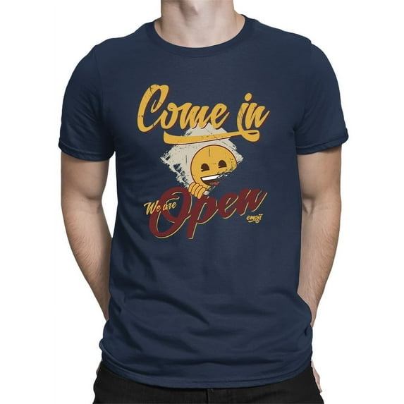 Welcome Vibes - Open Sign Emoji Graphic Men's T-shirt