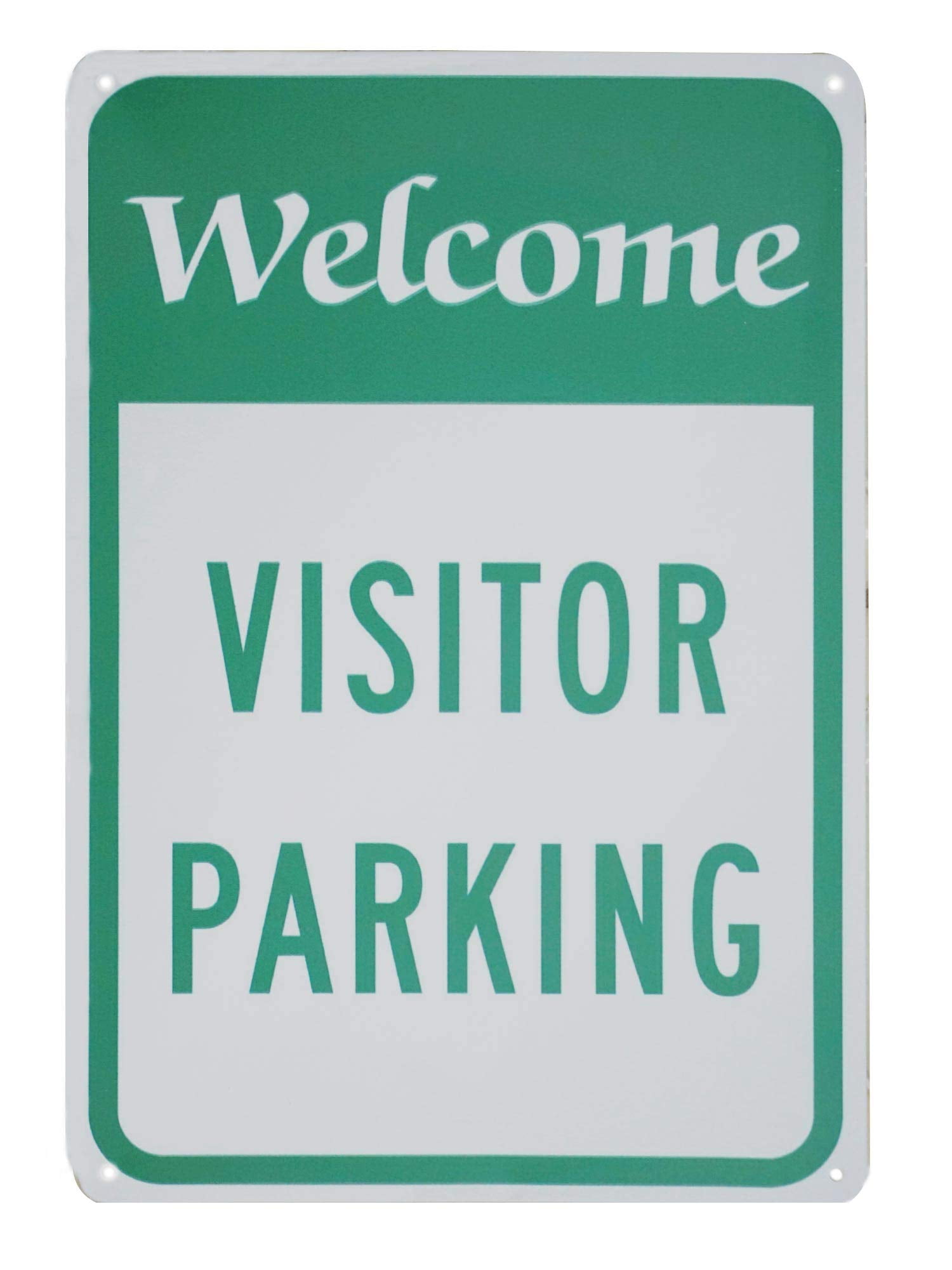 Welcome Visitor Parking Sign Outdoor Safety Warning Signs for Home ...
