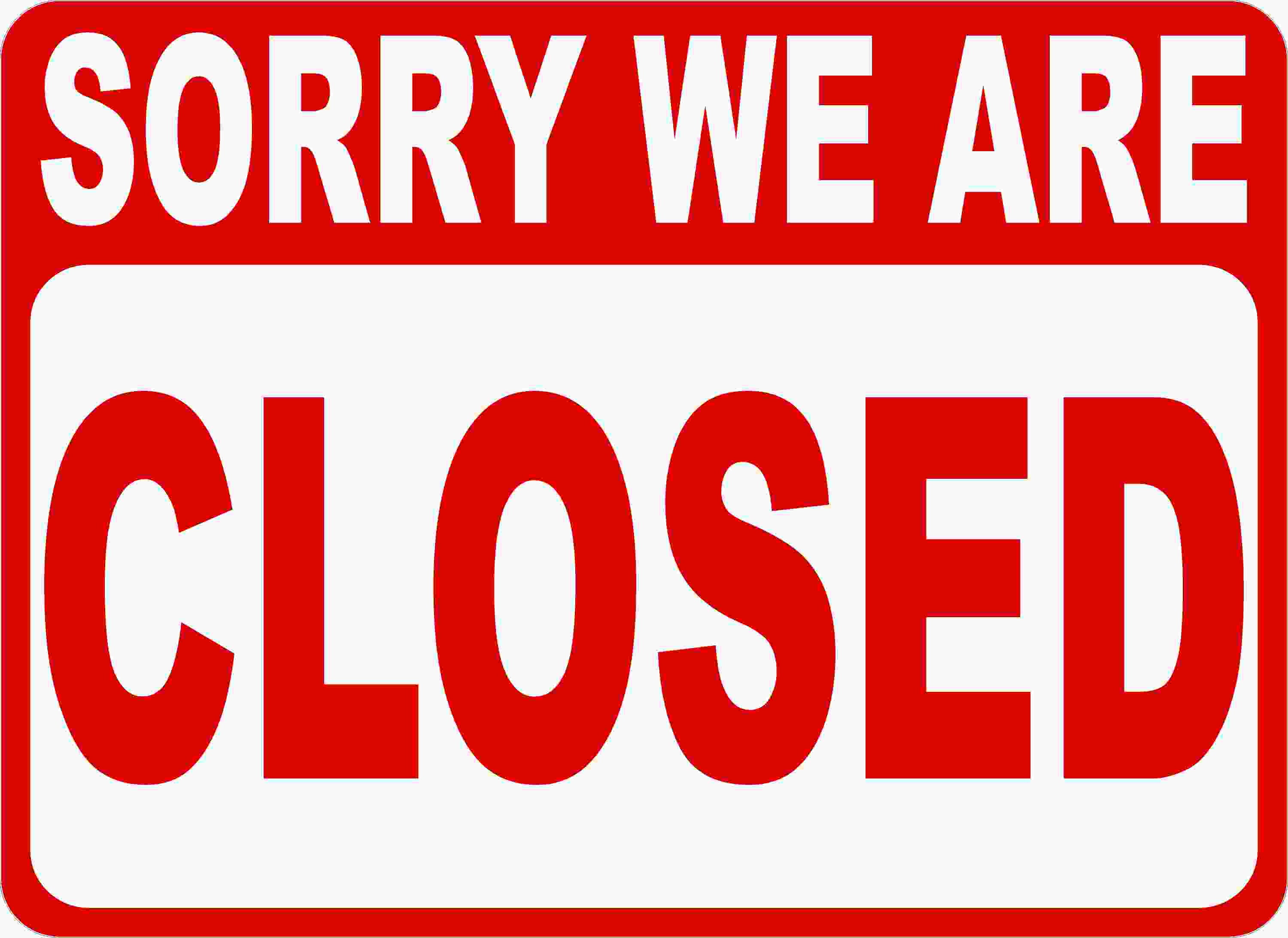 Welcomesign Sorry Welcome We Are Open Sorry We Are Closed Two Sided Sign - Walmart.com