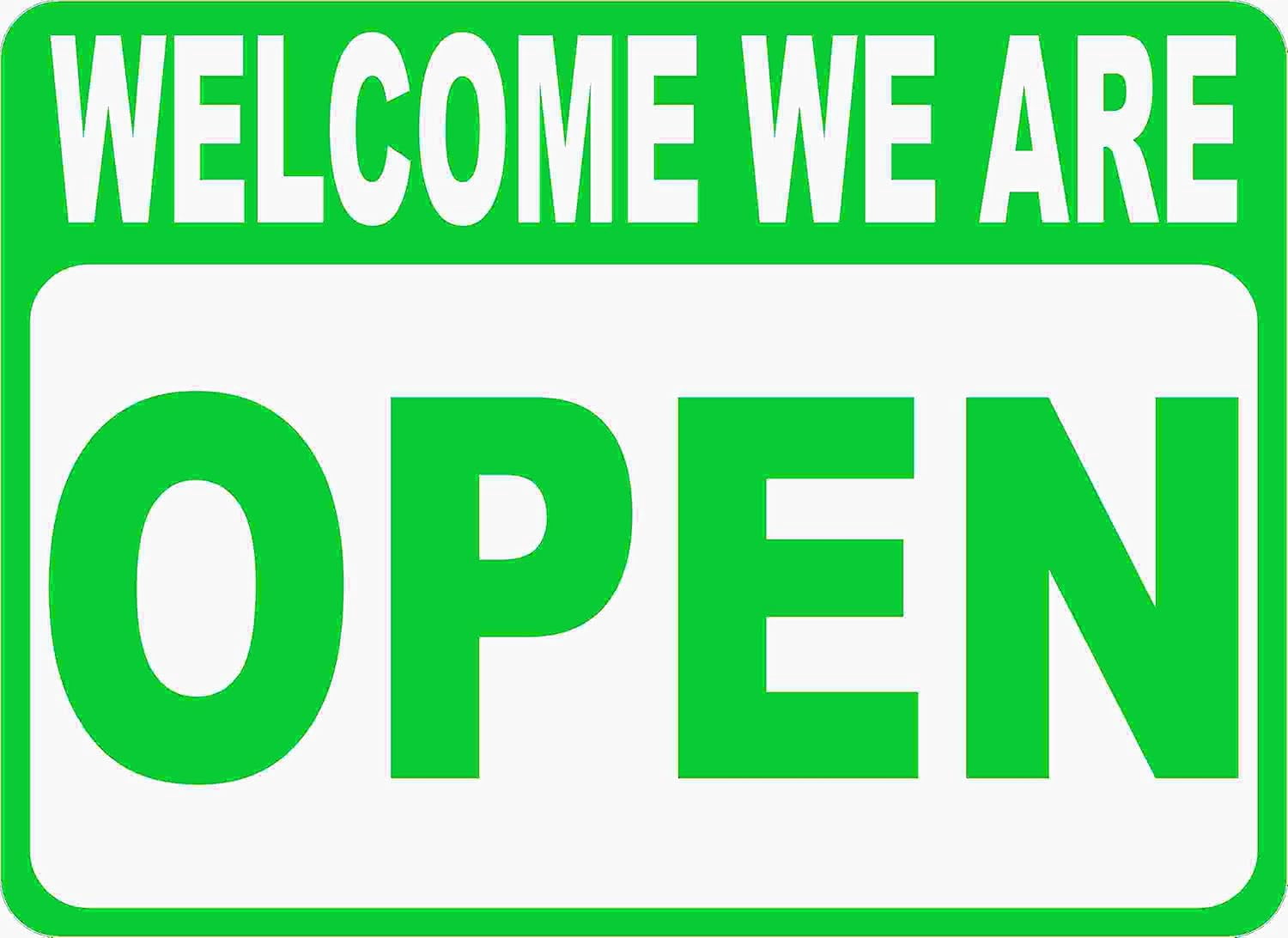 Welcomesign Sorry Welcome We are Open Sorry Closed Sign. 2-Sided. 8