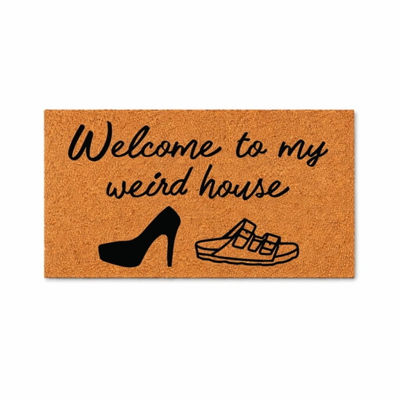 Welcome to My Weird House Doormat, Funny Welcome Mat, Cute Door Mat, New Home Gift, Housewarming Present, Home Decor, Closing Gift 1969 (36x60 inches) 1969