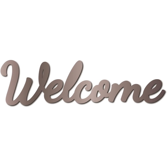 Welcome Wood Cut Sign Wall Art Laser Cut Out Wood Letter Sign Wooden Basswood Silhouette Hanging Sculpture Decoration