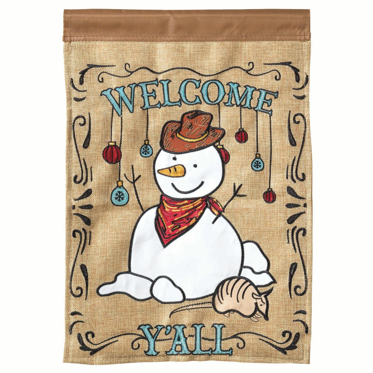 Double-Sided Multicolor Polyester Christmas Garden Flag