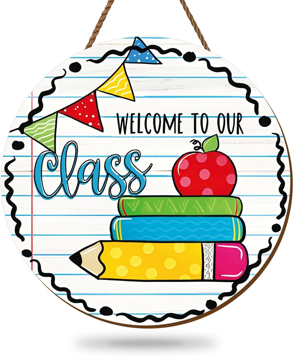 YVAINE 24 Pcs Back To School Disposable Candy Popcorn Holders First Day Of School Paper Plates Treat Boxes Classroom Food Trays For Welcome Back To School Party Supplies Table Decorations - View #2