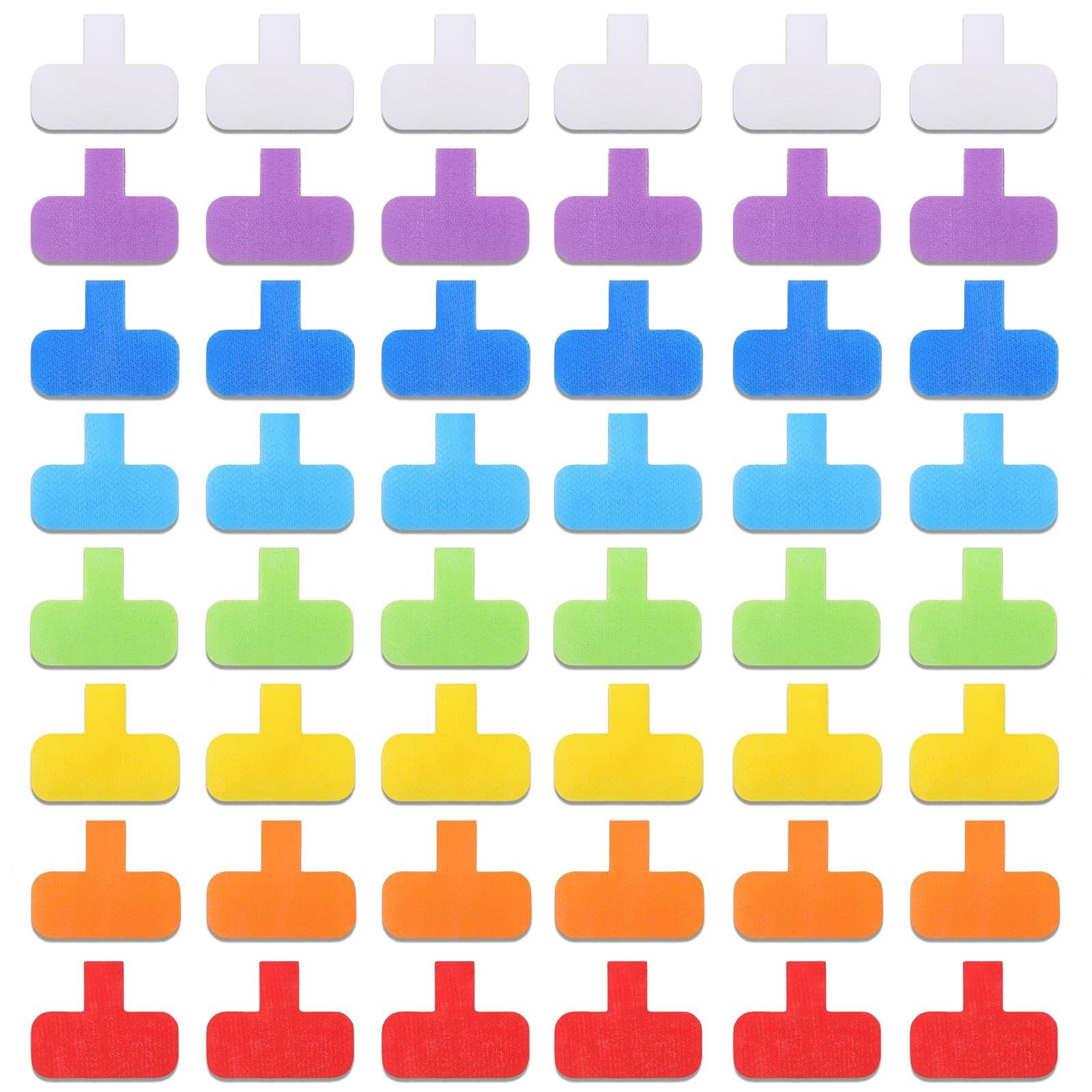 Welcome to my shop 50 Pieces Cable Labels Multi Color Cord Wire Labels ...