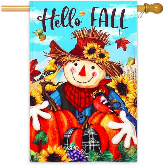 Welcome spring summer bird flags for outside 28x40 double sided, summer house flags, Large Flags Outdoor flags for outside decoration