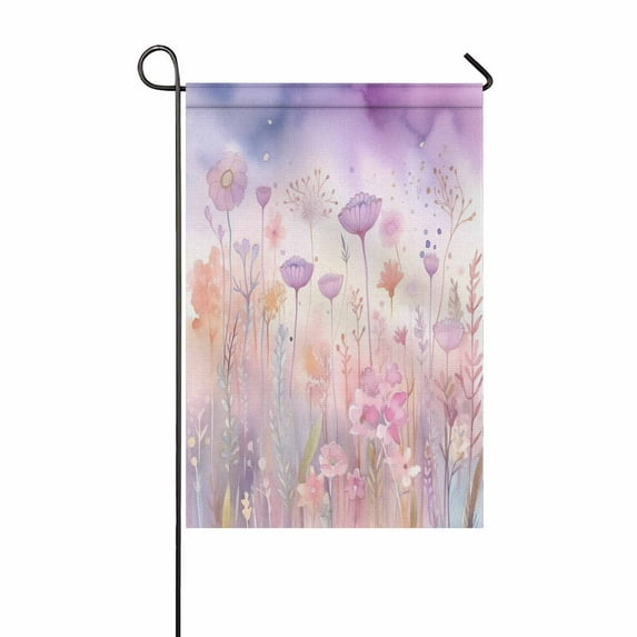 Welcome summer Garden Flags Flowers farmhouse Small Flag Outdoor Yard Flag 12x18 Inch Double Sided