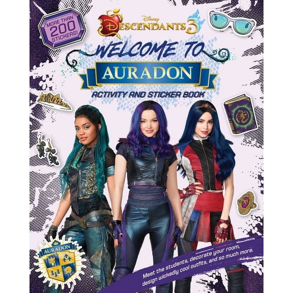 Pre-Owned Welcome to Auradon: a Descendants 3 Sticker and Activity Book