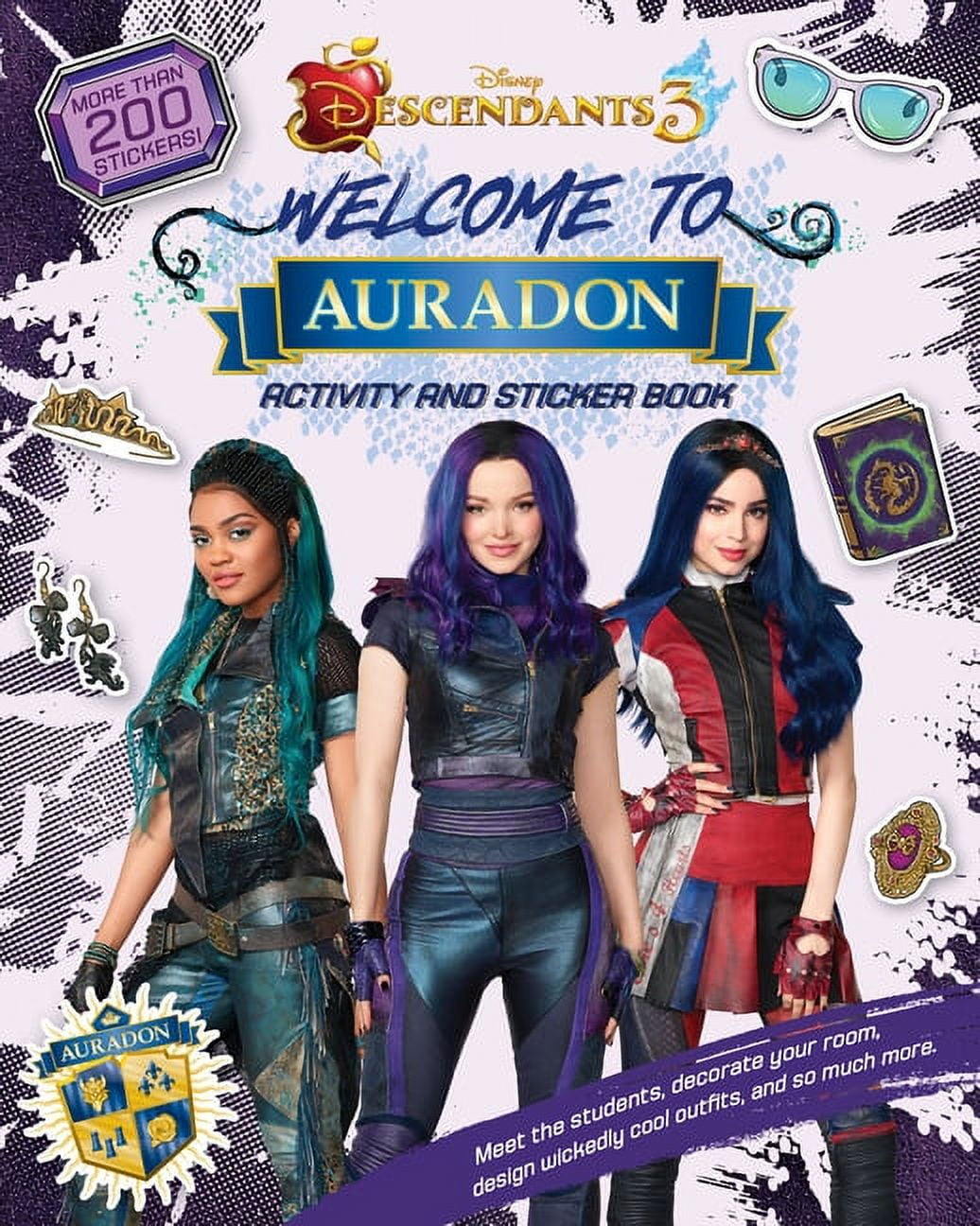 DISNEY BOOK GROUP; DISNEY STORYBOOK ART TEAM Welcome to Auradon: A Descendants 3 Sticker and Activity Book, (Paperback)