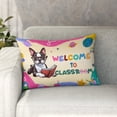 thumbnail image 1 of Welcome to Boston Terrier Classroom Teacher Dog Mom Pillowcase Double Sided Gentleman Dog Lover Gifts Pillow Case Covers - 02015, 1 of 3