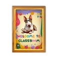 thumbnail image 1 of Welcome to Bull Terrier Classroom Teacher Dog Mom Acrylic Plaque with Wood Photo Frame Box Bully Dog Lovers Gifts Idea Light Box - 02015, 1 of 5