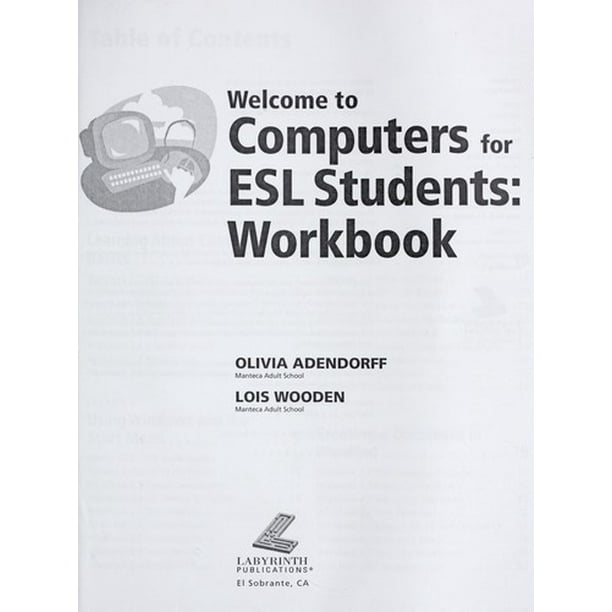 to Computers for ESL Students Workbook 9781591361077 Used / Pre