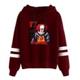 thumbnail image 1 of Welcome to Derry Pocketless men's and women's trendy pattern casual long sleeved hooded sweatshirt, 1 of 2