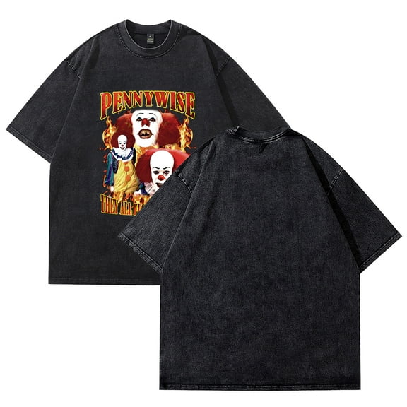 Welcome to Derry T-shirt Crewneck Short Sleeve Tee Women Men Streetwear Tops Hip Hop Clothes Cotton T-shirt