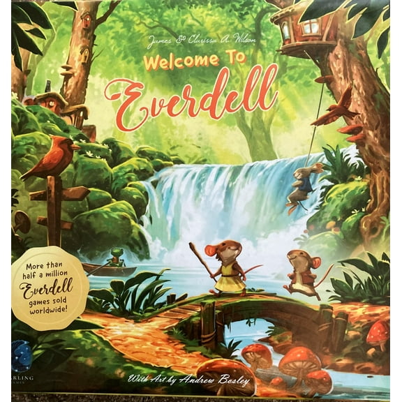 Welcome to Everdell Family and Kids Board Game for Ages 6 and up, from Asmodee (Walmart Exclusive)