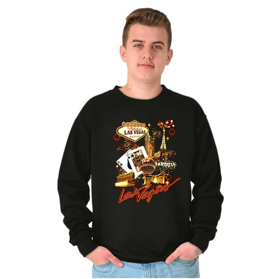 Welcome to Fabulous Las Vegas Casinos Unisex Plus Fleece Graphic Sweatshirt Brisco Brands 4X