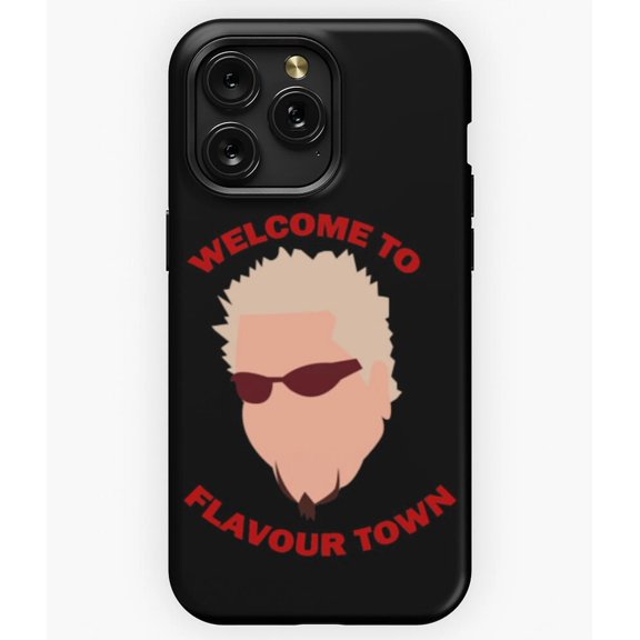 Welcome to Flavor Town Guy Fieri Foodie G5915 Phone Case for iPhone17 16 15 14 13 12 11 Pro Max