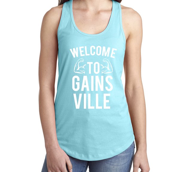 Welcome to Gainsville Racerback Tank