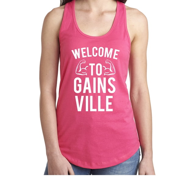 Welcome to Gainsville Racerback Tank