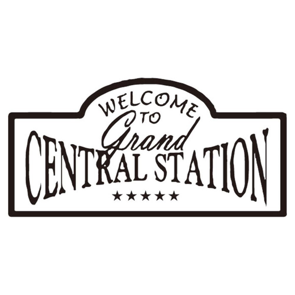 to Grand Central Station Vinyl Wall Art Inspirational Quotes Decal Sticker