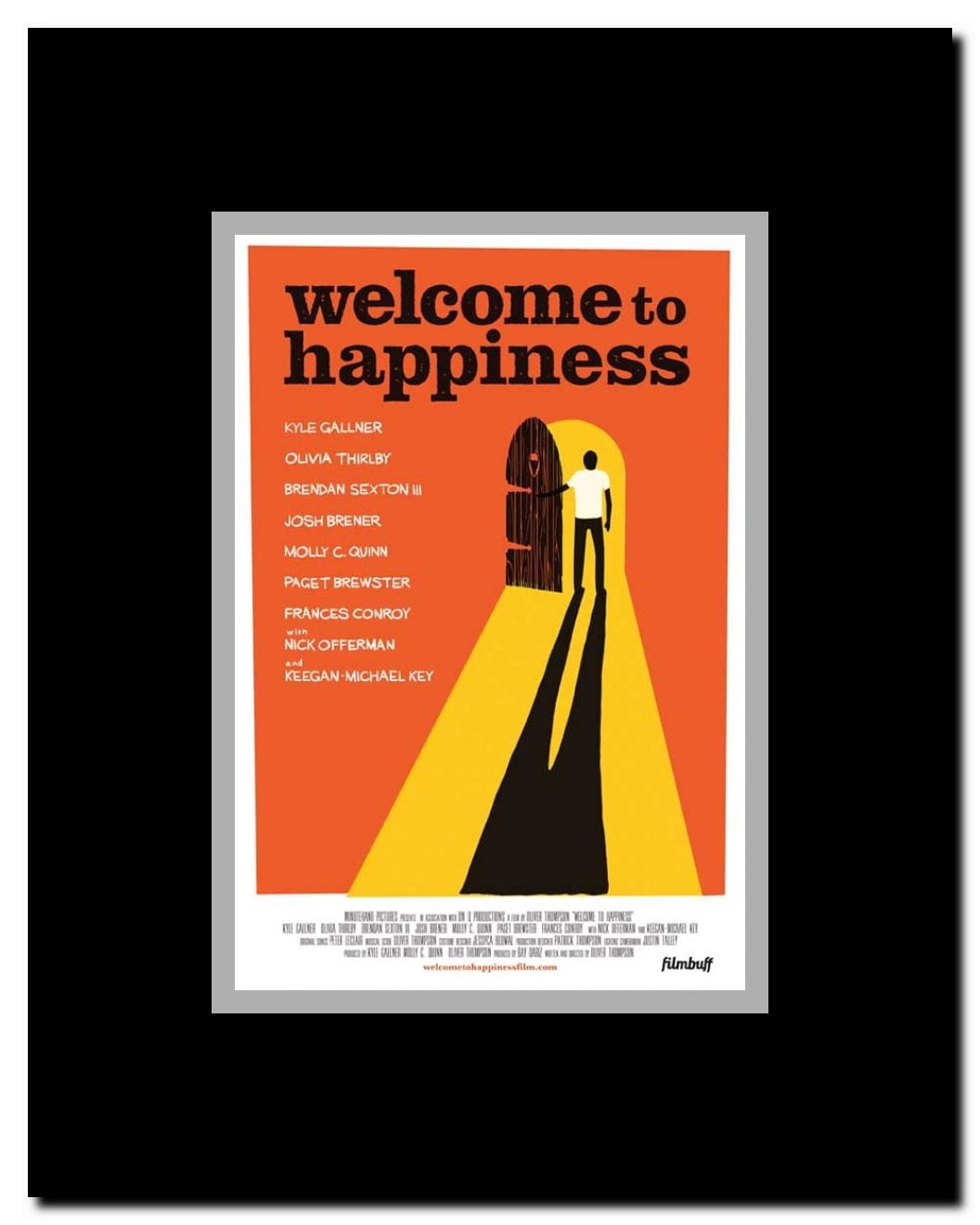 Welcome to Happiness Framed Movie Poster