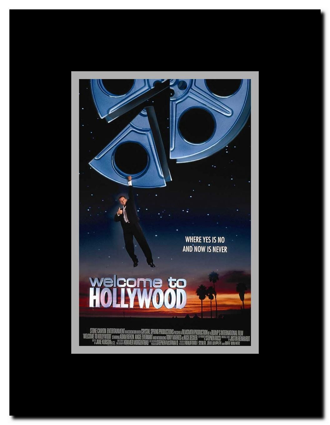 Welcome to Hollywood Framed Movie Poster