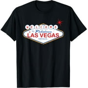 Welcome to Las Vegas Novelty Souvenir Sign Vacation T Shirt T-Shirt