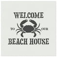 thumbnail image 1 of Welcome to Our Beach House Crab DIY Cookie Wall Craft Stencil - 3.5 Inch, 1 of 5