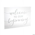 thumbnail image 1 of Welcome to Our Beginning Sign, Wedding, Home Decor, 1 Piece, 1 of 1