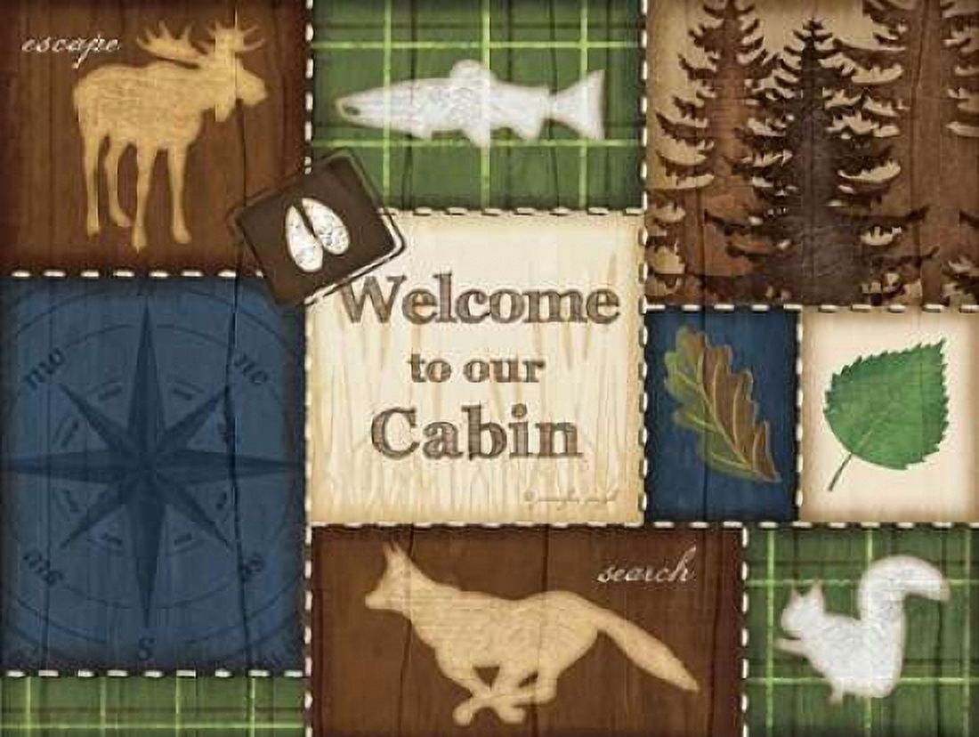 Welcome to Our Cabin Canvas Art - Jennifer Pugh (18 x 24)