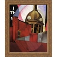 thumbnail image 1 of Welcome to Our City 24x20 Gold Ornate Wood Framed Canvas Art by Charles Demuth, 1 of 2