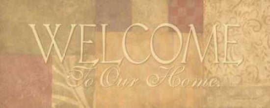 Welcome to Our Home Canvas Art - Stephanie Marrott (10 x 20)