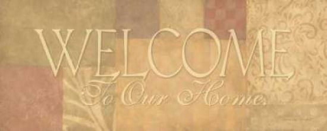 Welcome to Our Home Canvas Art - Stephanie Marrott (24 x 48)