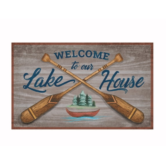 Welcome to Our Lake House Floormat